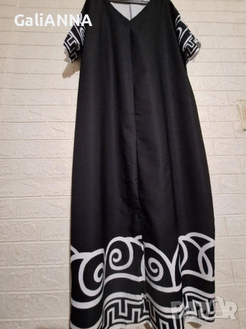 НОВА ДЪЛГА ЕФЕКТНА РОКЛЯ 3XL-4XL, снимка 3 - Рокли - 54393566