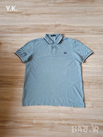 Оригинална мъжка тениска с яка Fred Perry, снимка 6 - Тениски - 51038270