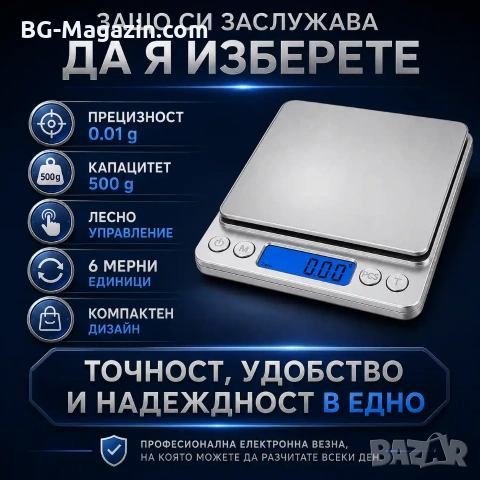 Професионална бижутерска електронна везна 0.01 дигитална кантар кухненска кафе злато бижута храна, снимка 4 - Везни - 50929893