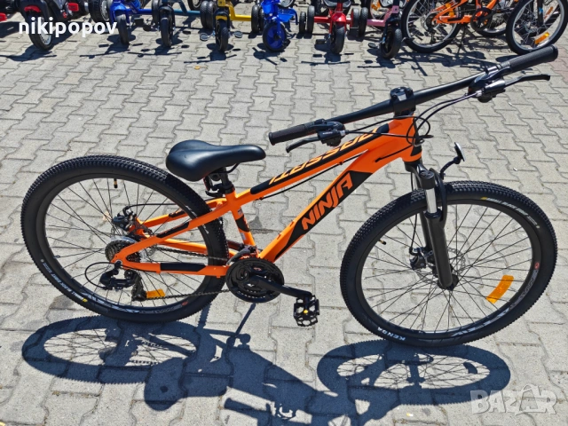 BG Алуминиев велосипед 26" NINJA оранж, снимка 2 - Велосипеди - 54864349