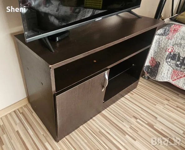 Практичен шкаф за телевизор (Венге),90х60х40 см , снимка 4 - Шкафове - 55435904