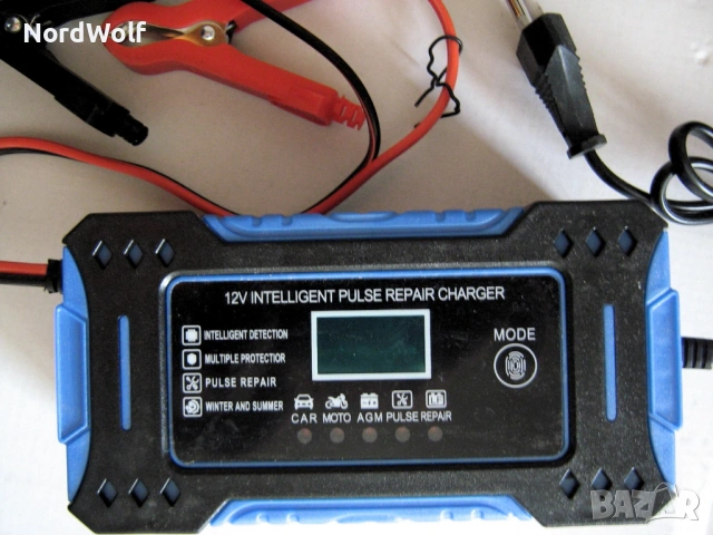 ЗАРЯДНО ЗА АКУЛУЛАТОРИ 12 V, снимка 5 - Аксесоари и консумативи - 54626890
