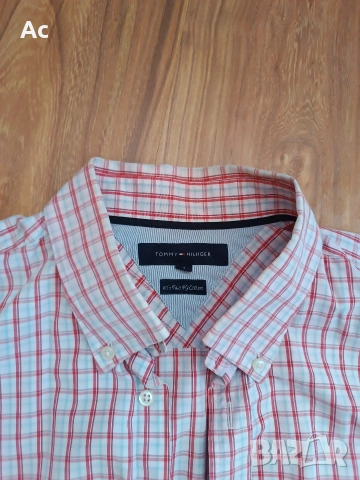 риза с къс ръкав Tommy Hilfiger , снимка 2 - Ризи - 55289578