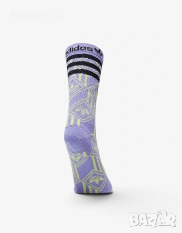 Оригинал! ADIDAS 2 Packs Crew Socks Multicolor/White унисекс комплект от 2 чифта чорапи размер 40-42, снимка 3 - Мъжки чорапи - 54601087