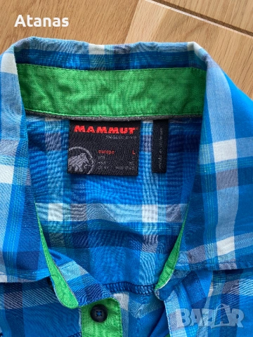 Мъжка лятна риза с къс ръкав Mammut., снимка 4 - Спортни дрехи, екипи - 54437173