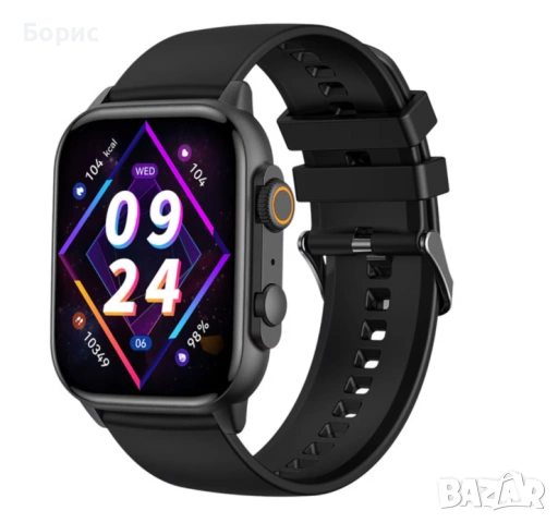 Смарт часовник HK95, 1,96" AMOLED,НОВ, снимка 4 - Смарт часовници - 55072173