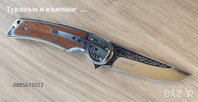 Сгъваем нож / орел , елен вълк /, снимка 10 - Ножове - 55667117