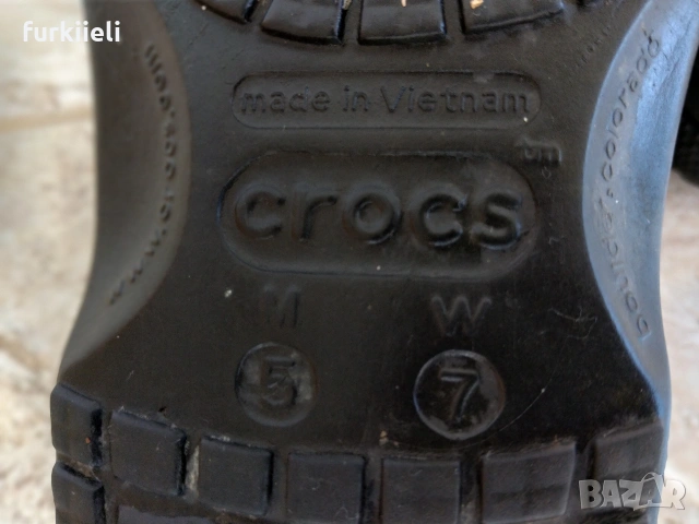 Crocs оригинални W 5 M 7, снимка 5 - Детски джапанки - 54438363