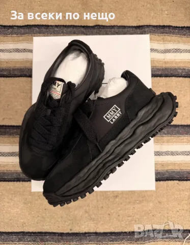 Maison Mihara Yasuhiro "LARRY" OG Sole Canvas Low-top Sneaker Black Дамски И Мъжки Маратонки К. ch49, снимка 3 - Маратонки - 55417033