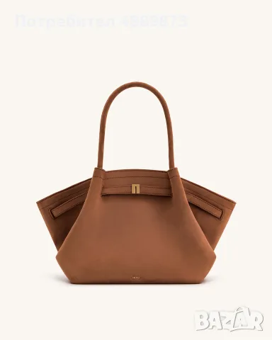 JW PEI Hana Medium Faux Suede Tote Bag