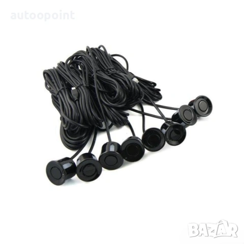 Парктроник преден и заден - 8 сензора черен , снимка 4 - Аксесоари и консумативи - 54262538