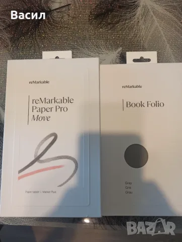 Дигитален електронен таблет за писане и четене (e-paper tablet) reMarkable Paper Pro Move плюс калъф