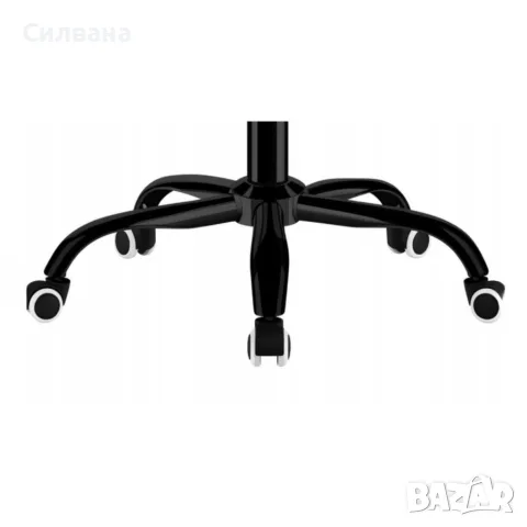 Черен кадифен стол, снимка 9 - Столове - 55509784