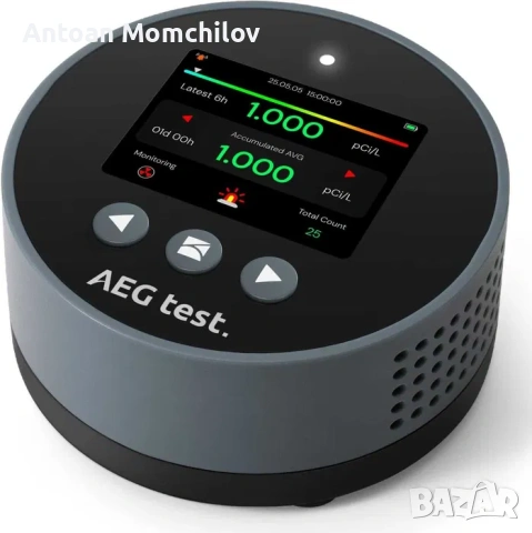Детектор за радон AEGTEST HOUND-1085 45 дни батерия