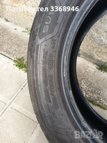 ГУМИ 235/55/18 SUV CONTINENTAL+ GOODYEAR, снимка 5 - Гуми и джанти - 54548247