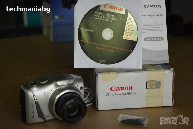 Canon PowerShot SX150 IS – Отлично състояние | 12x Оптичен Zoom, снимка 2 - Фотоапарати - 54958202
