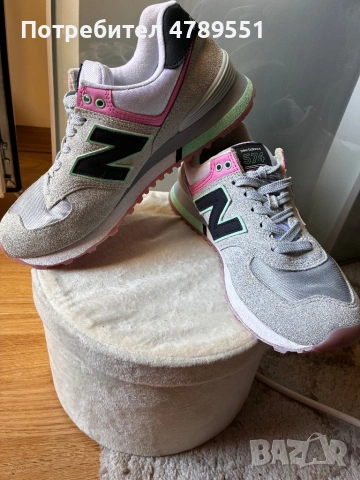 Дамски маратонки New Balance 574, снимка 2 - Маратонки - 54596261