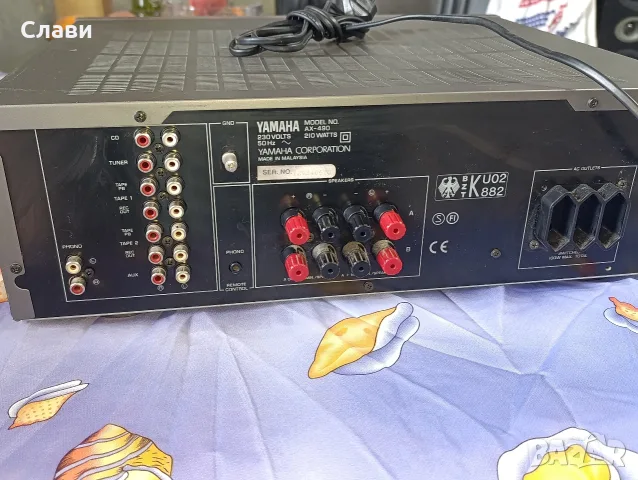 Усилвател YAMAHA AX-490 , снимка 3 - Ресийвъри, усилватели, смесителни пултове - 55614447