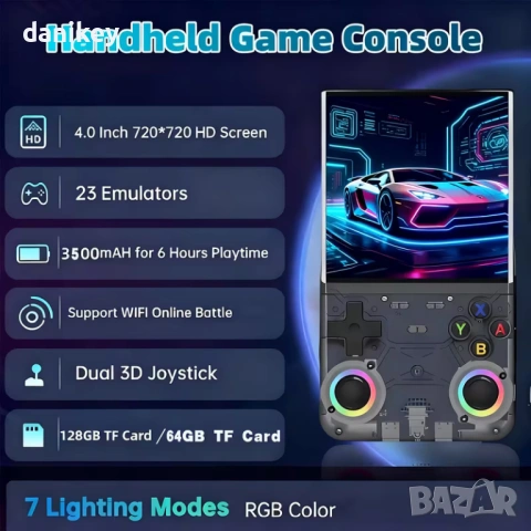 НОВА Ретро Конзола R36 Ultra (R36S WiFi) хиляди Игри / RGB