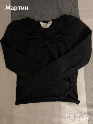 Set of 4 black tops - Bershka / H&M