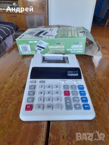 Стар калкулатор Casio HR-110T, снимка 2 - Антикварни и старинни предмети - 55301603