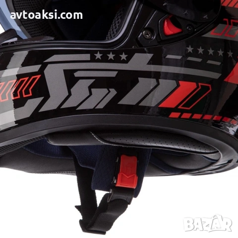 Каска Мотор Шлем Лукс -908-3, снимка 7 - Аксесоари и консумативи - 54090179