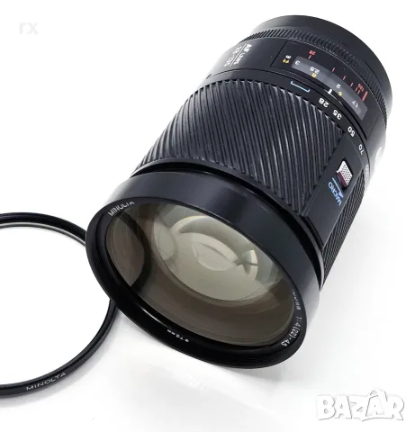 Minolta AF Zoom 28-135mm f/4-4.5 ("Secret Handshake") + филтър Minolta 72mm, снимка 3 - Обективи и филтри - 55523673