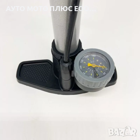 Многофункционална ръчна помпа за гуми с манометър., снимка 2 - Аксесоари и консумативи - 54089159