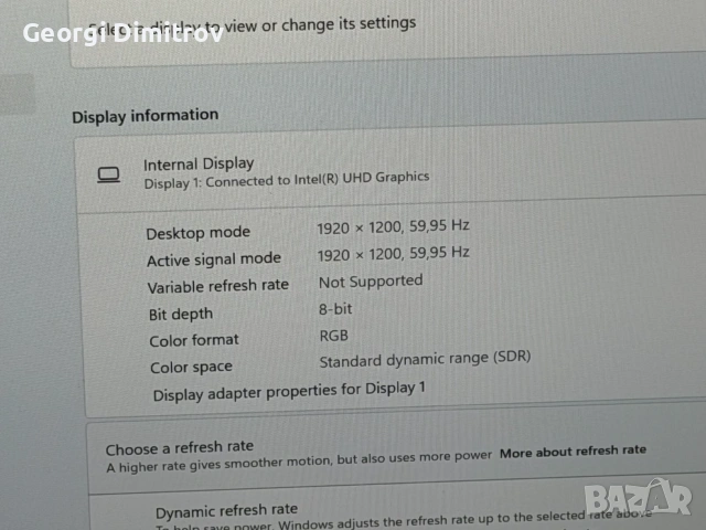 Dell XPS 7390 2 in 1 отличен i5-1035G1/8RAM/256NVMe/Full HD Touchscreen, снимка 6 - Лаптопи за работа - 54982581