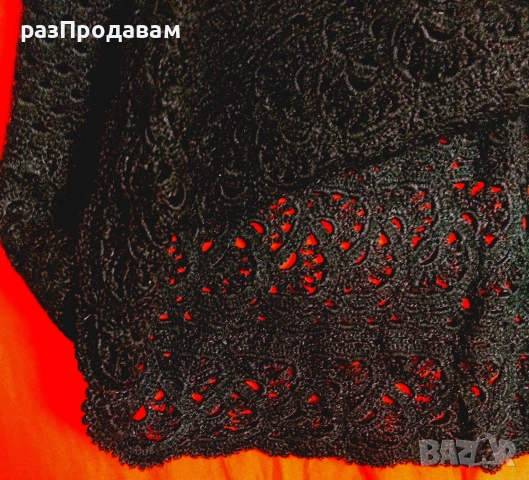 Автентична Ръчно Плетена Пола за Народна Носия~ Ажурна дантелена плетка~ с орнаменти.