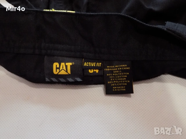 работен къс панталон caterpillar workwear гащета шорти екип долнище мъжки оригинал черен размер 34/М, снимка 7 - Спортни дрехи, екипи - 49915410