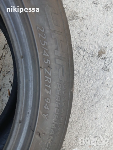 летни гуми 225/45 R17 , 2 броя, снимка 3 - Гуми и джанти - 54835647