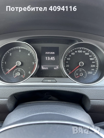 Vw Golf 7 (Комби) 1.6 TDI 2015 110к.с , снимка 10 - Автомобили и джипове - 55363598