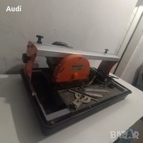 EINHELL 600W машина за водно рязане на плочки, фаянс, теракот, гранитогрес, снимка 11 - Циркуляри - 51911298