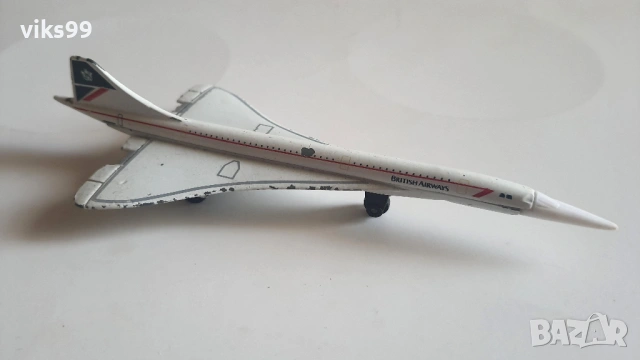 MATCHBOX 1978 SB 23 Concorde British Airways, снимка 7 - Колекции - 54443505