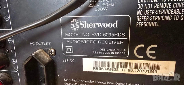 Sherwood RVD-6095 5.1 ресивър , снимка 8 - Ресийвъри, усилватели, смесителни пултове - 55239422