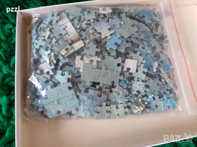 Пъзел "Winter morning” Ravensburger 1975г. 500 части , снимка 2 - Пъзели - 53965812
