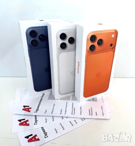 НОВ!iPhone 17 Pro Max 256GB Orange / Silver / Blue ГАРАНЦИЯ 24 Месеца!, снимка 3 - Apple iPhone - 54328945