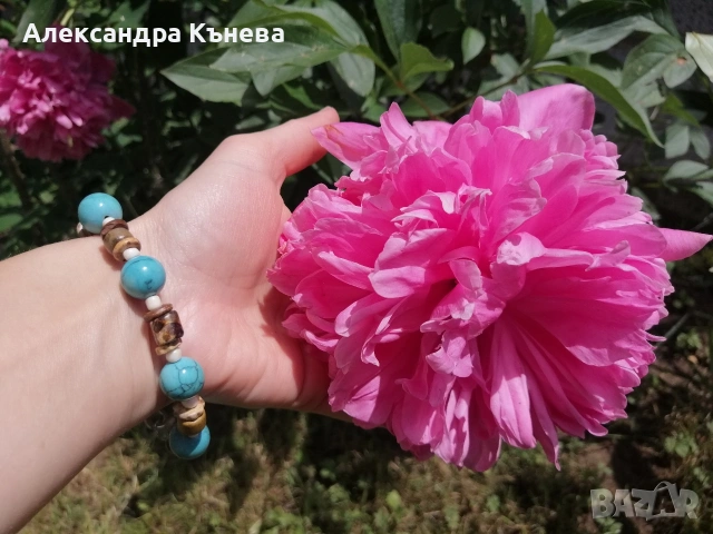 Дизайнерски комплект бижута ръчна изработка + подарък, снимка 9 - Бижутерийни комплекти - 30018295