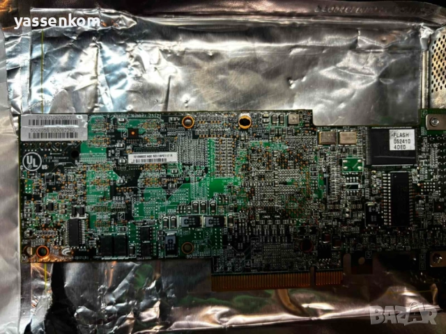 LSI Logic L3-25121-61A 6GB/S SATA+SAS RAID PCI-e с подарък - кабел:4x SATA, 1хHDD_174GB, снимка 2 - Други - 54956829