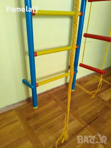 Детски спортен комплекс за монтиране към стена LECO, снимка 4 - Други спортове - 55703138