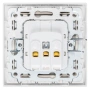 Единичен влагозащитен електрически контакт DeTech DE-9227-45 с рамка, Шуко, 16A, 250V, IP40, за вгра, снимка 4