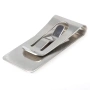 Тънък щипка за пари (Money Clip) от неръждаема стомана – Минималистичен портфейл за карти 10119, снимка 4