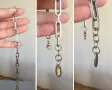 JL Маркова Гривна от Стомана Дамска Мъжка Унисекс Гривна Плетена Модерна, снимка 6