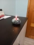 Свещник изработен от речен камък , снимка 7
