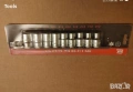 AOK TOOLS КАЧЕСТВЕНИ 9бр 12 звезди вложки комплект CHROME VANADIUM, снимка 2