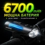 Предна SMART LED фар светлина за велосипед IGPSPORT VS1800 + Стойка M80/S81, 1800 lm, Bluetooth, USB, снимка 5
