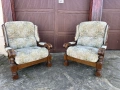 Комплект 2 бр. масивни кресла – класически стил, снимка 2