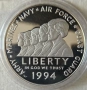 1 Долар 1994 САЩ / Сребро 0.900 , снимка 9