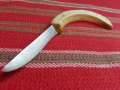 Нож от бивна глиган, снимка 1